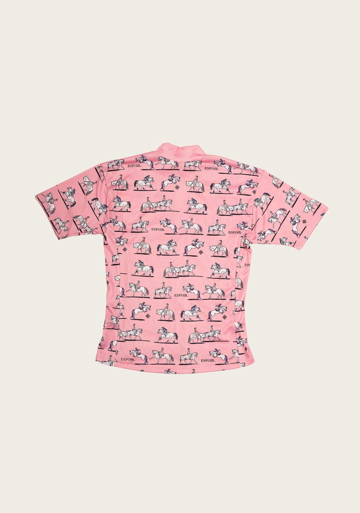United Equestrian on Pink Children's Short Sleeve Shirt