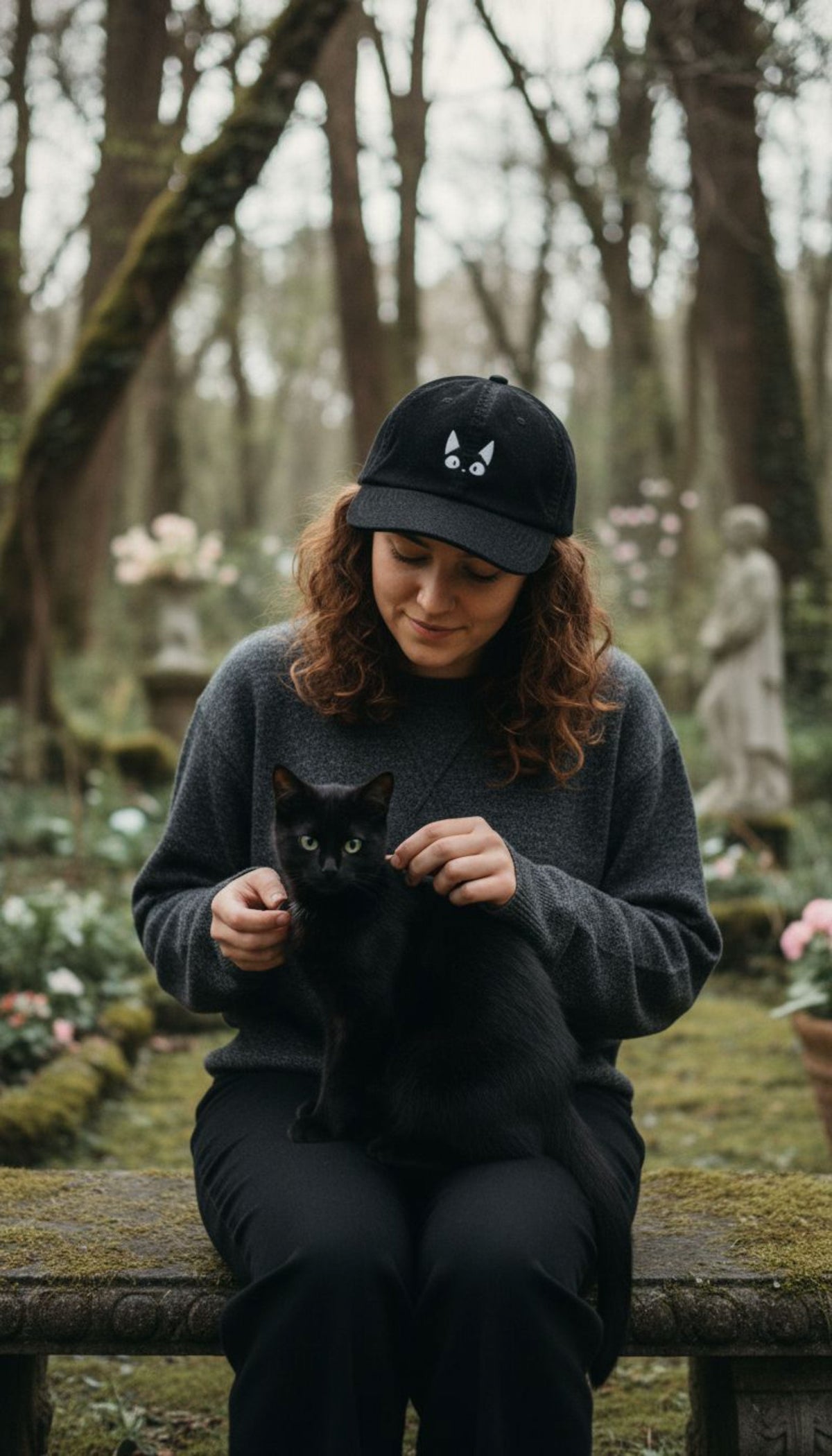Amazed Cat Corduroy Hat