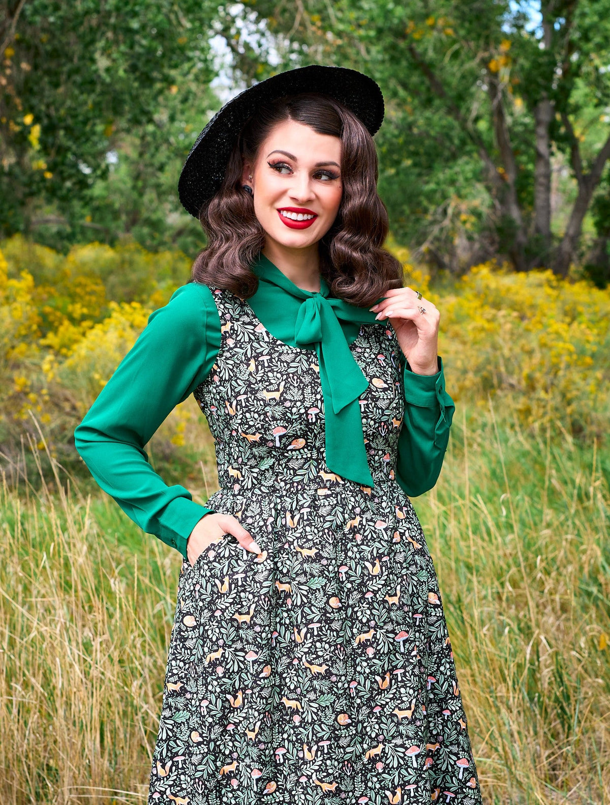 Foxy Fit & Flare Dress - XS only, 1 left!