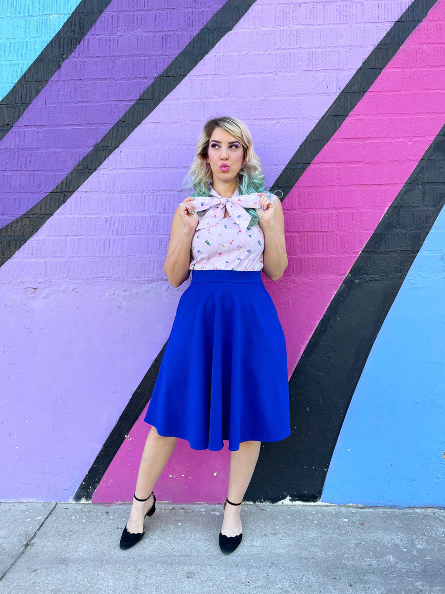 Charlotte Nova Skirt in Blue
