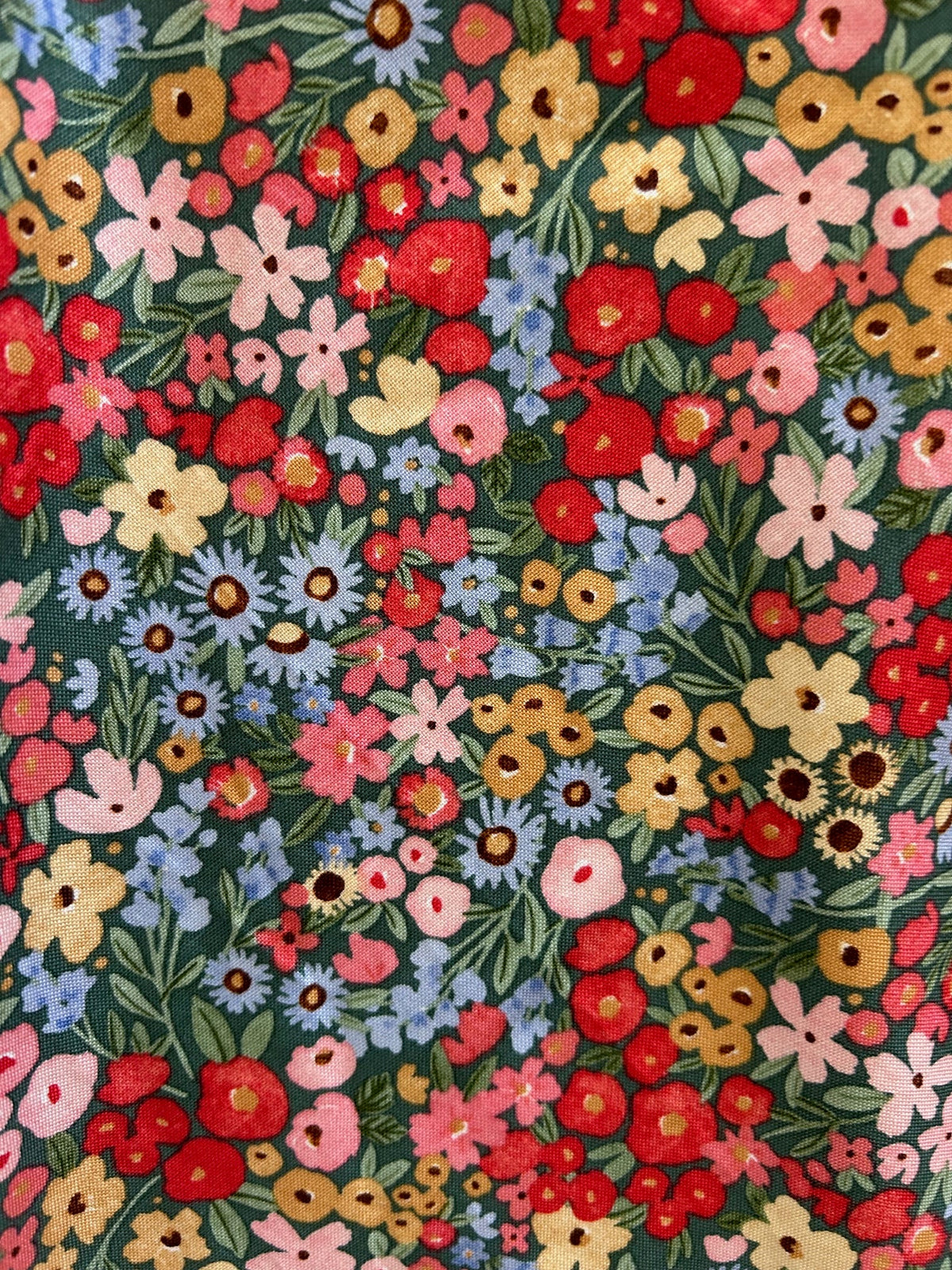 Colorful Floral Vintage Dress - 4X only, 1 left!