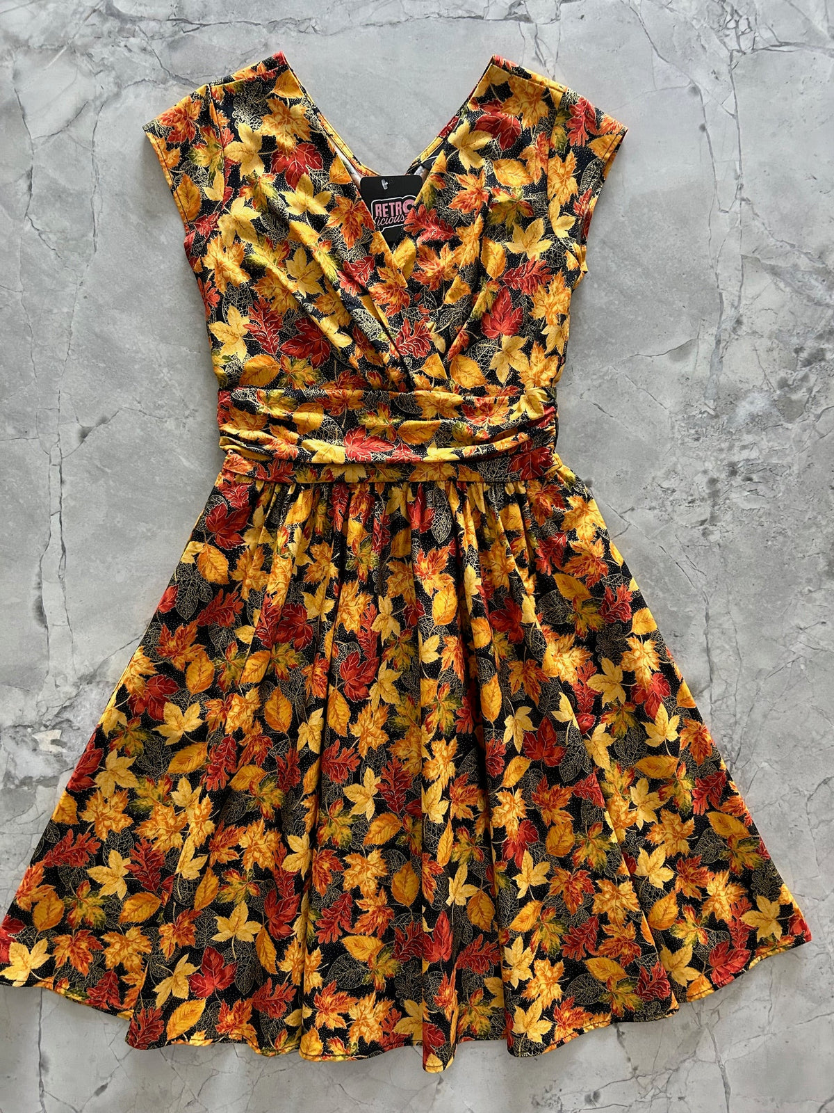 Leaves Greta Dress - Medium only, 1 left!