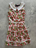 Strawberry Collared Dress - 2X only