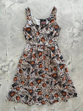 Skulls & Pumpkins Fit & Flare Dress