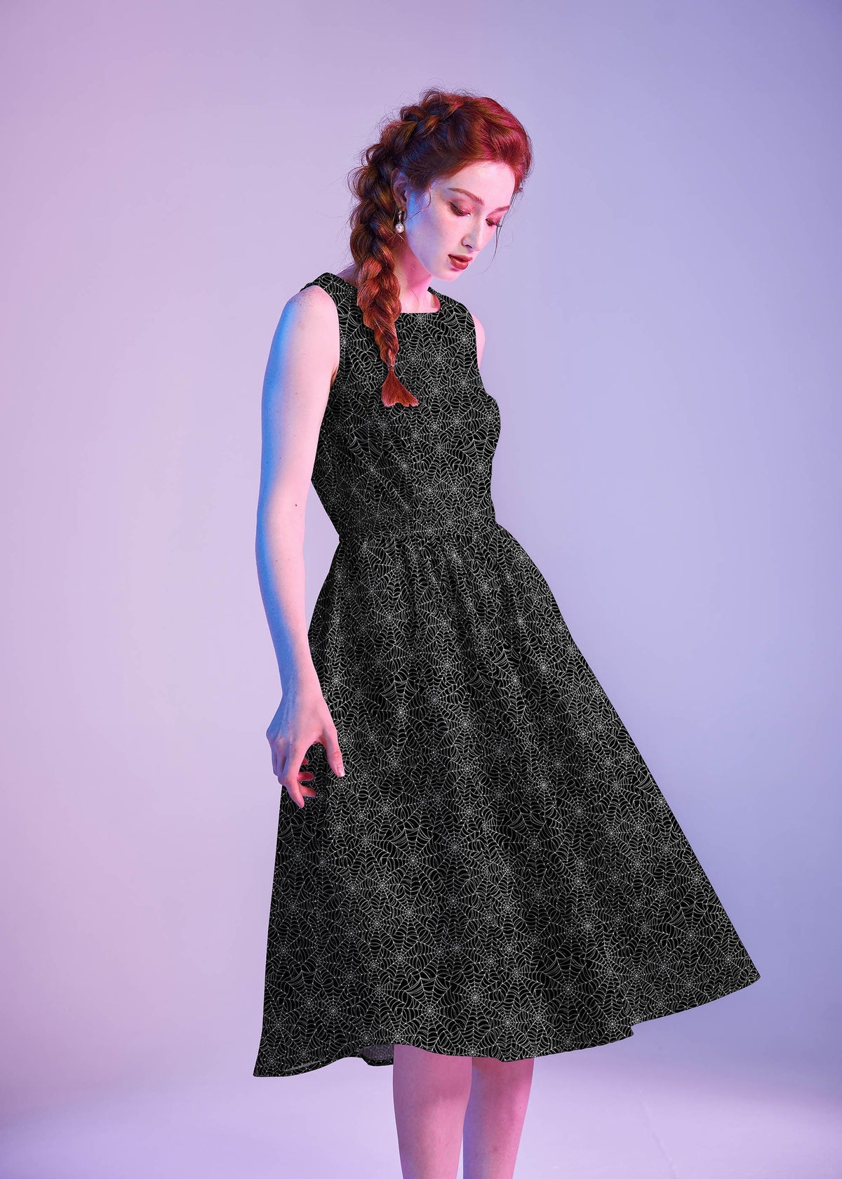 Spiderweb Midi Dress