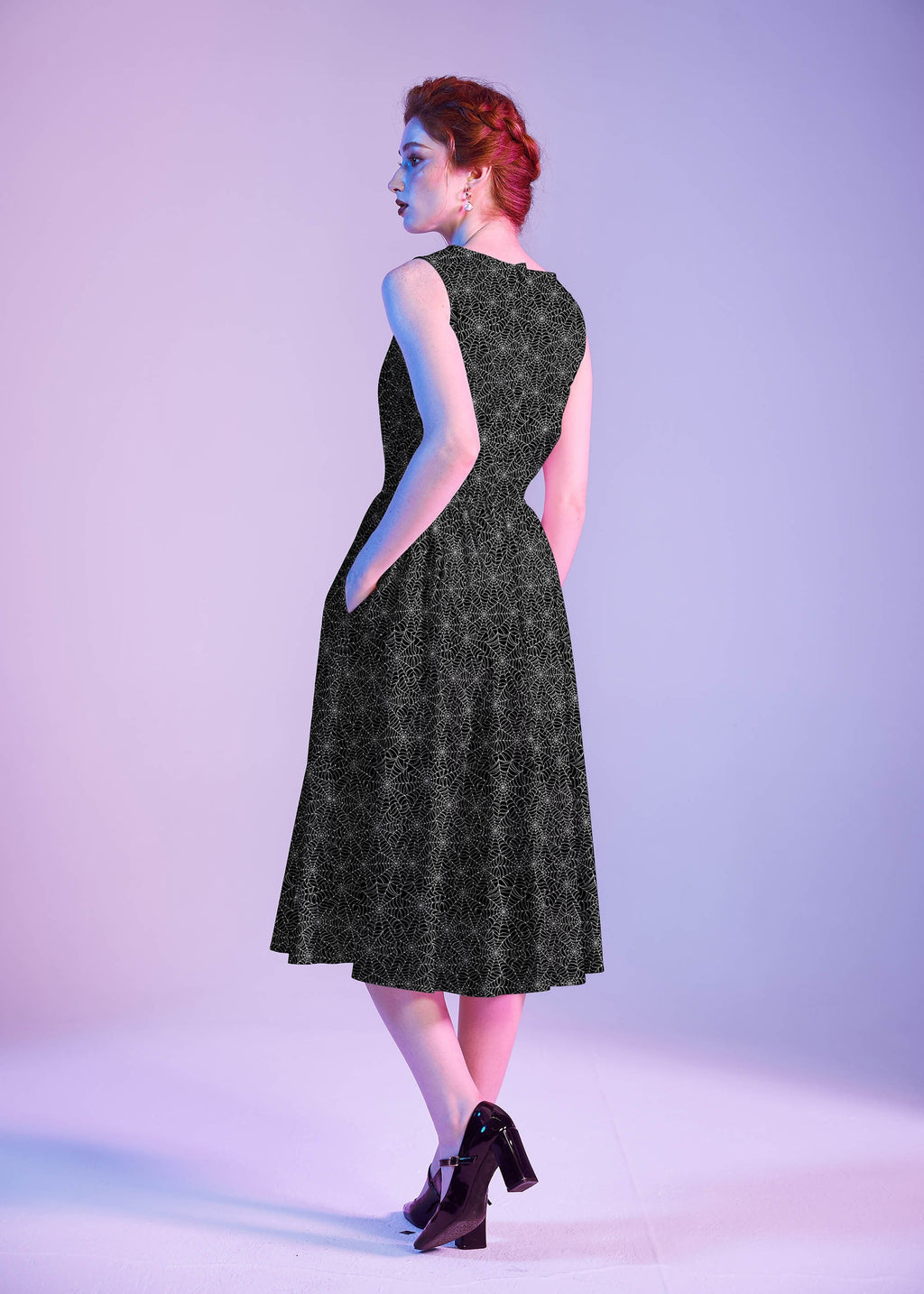 Spiderweb Midi Dress