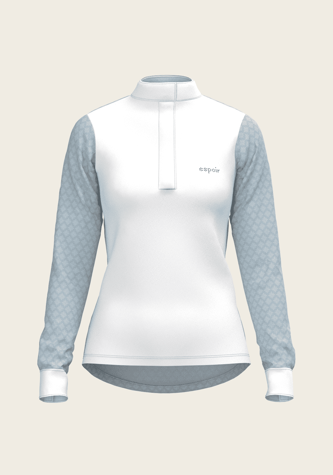 Sky Blue Long Sleeve Show Shirt