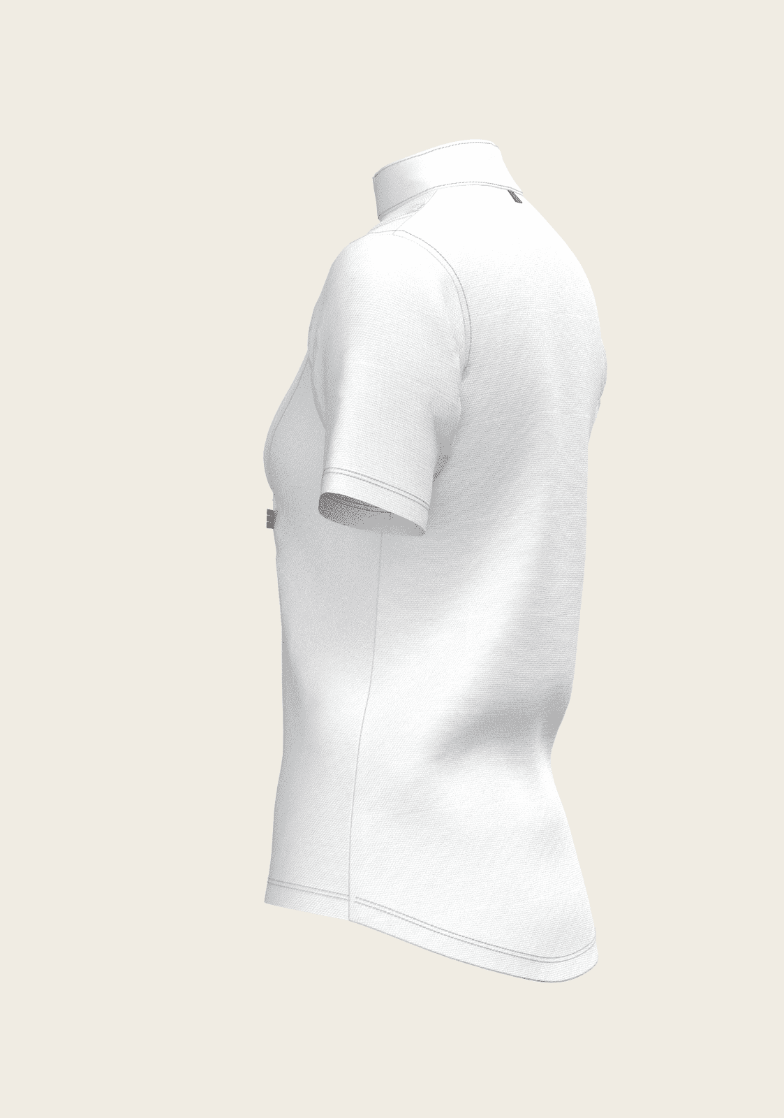 Short Pleated Short Sleeve Show Shirt