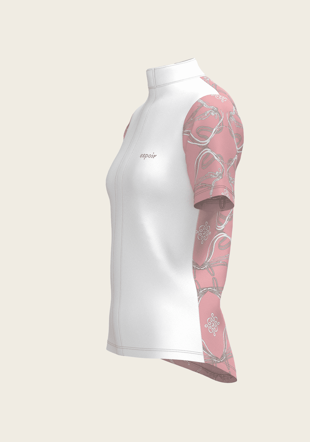 Roped Bridles on Rose Short Sleeve Show Shirt