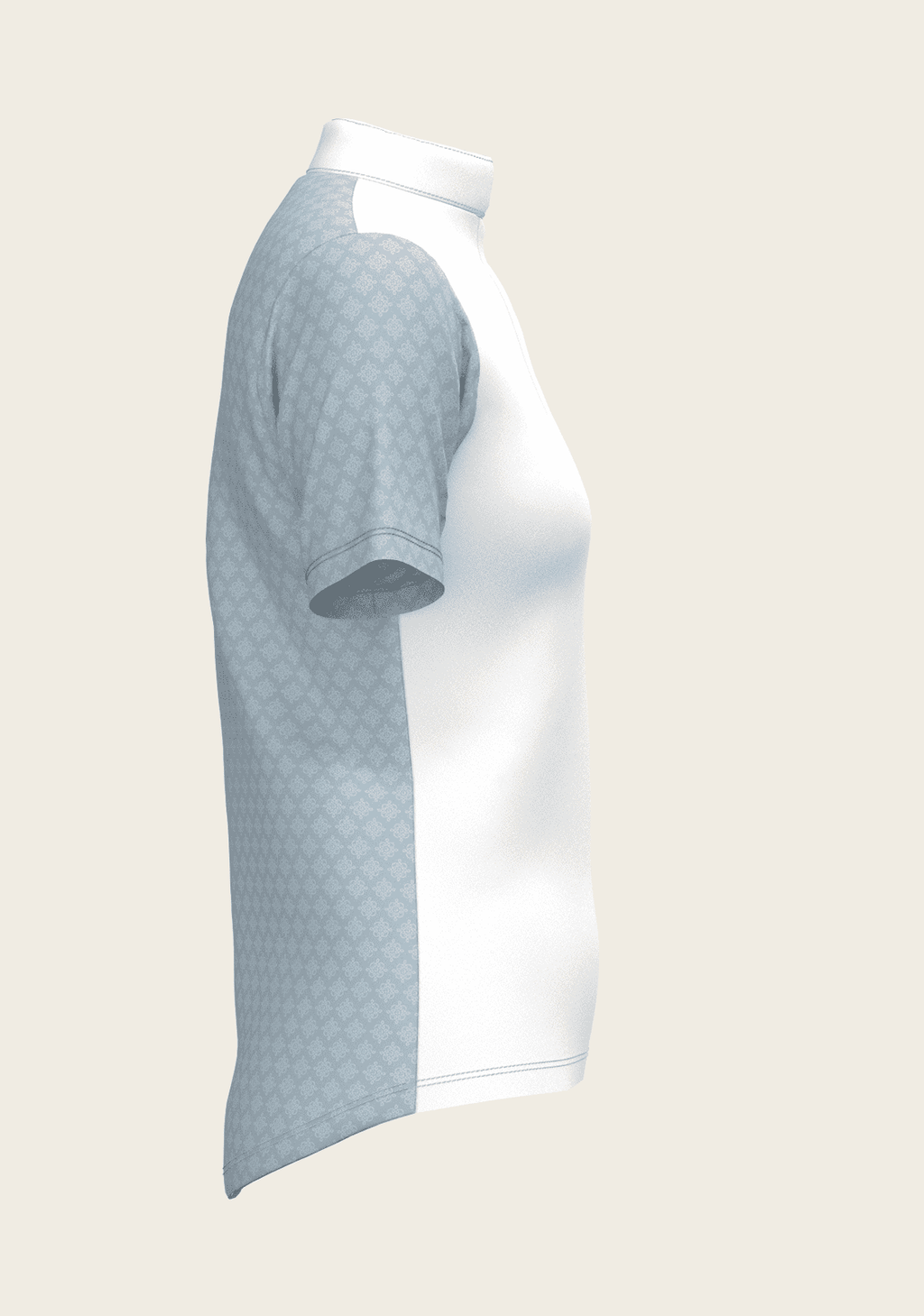 Sky Blue Short Sleeve Show Shirt