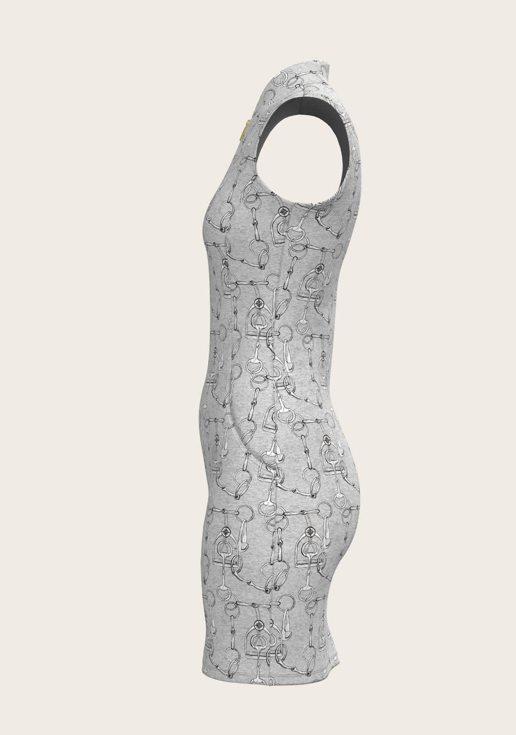Melange Bits Golf Dress