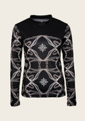 Black Roped Horses Zip-Tee
