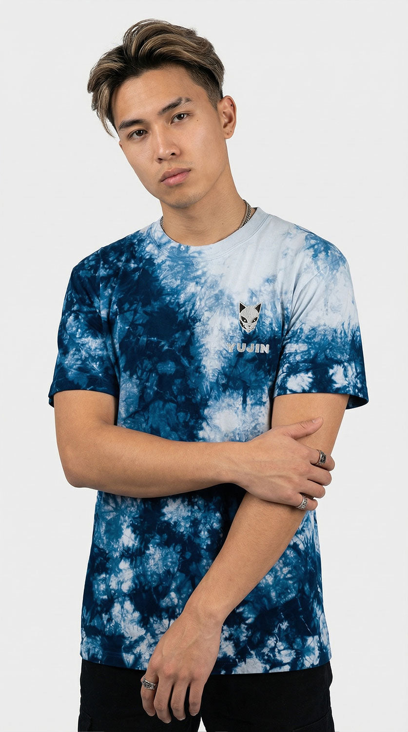 Kitsune Mask Tie-Dye T-Shirt