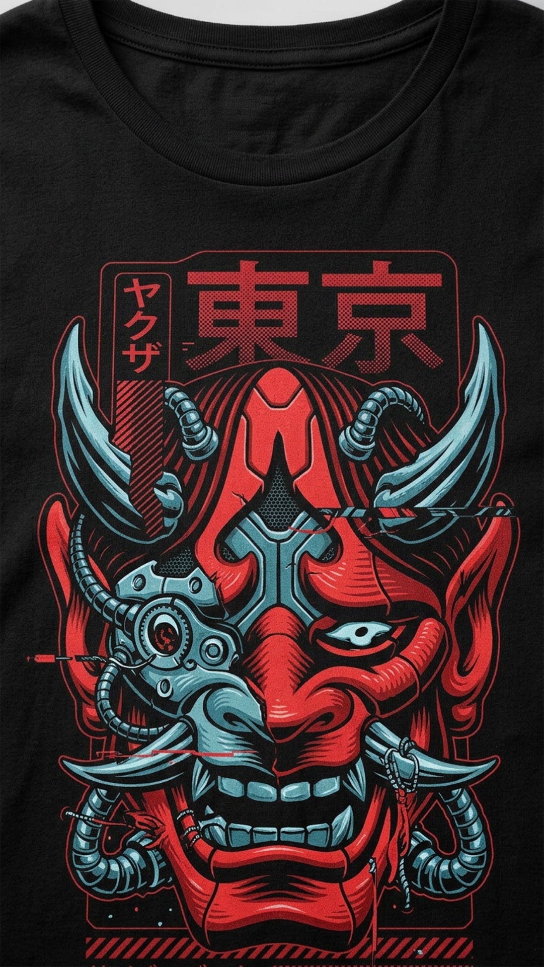 Demon Cyborg Long Sleeve T-Shirt