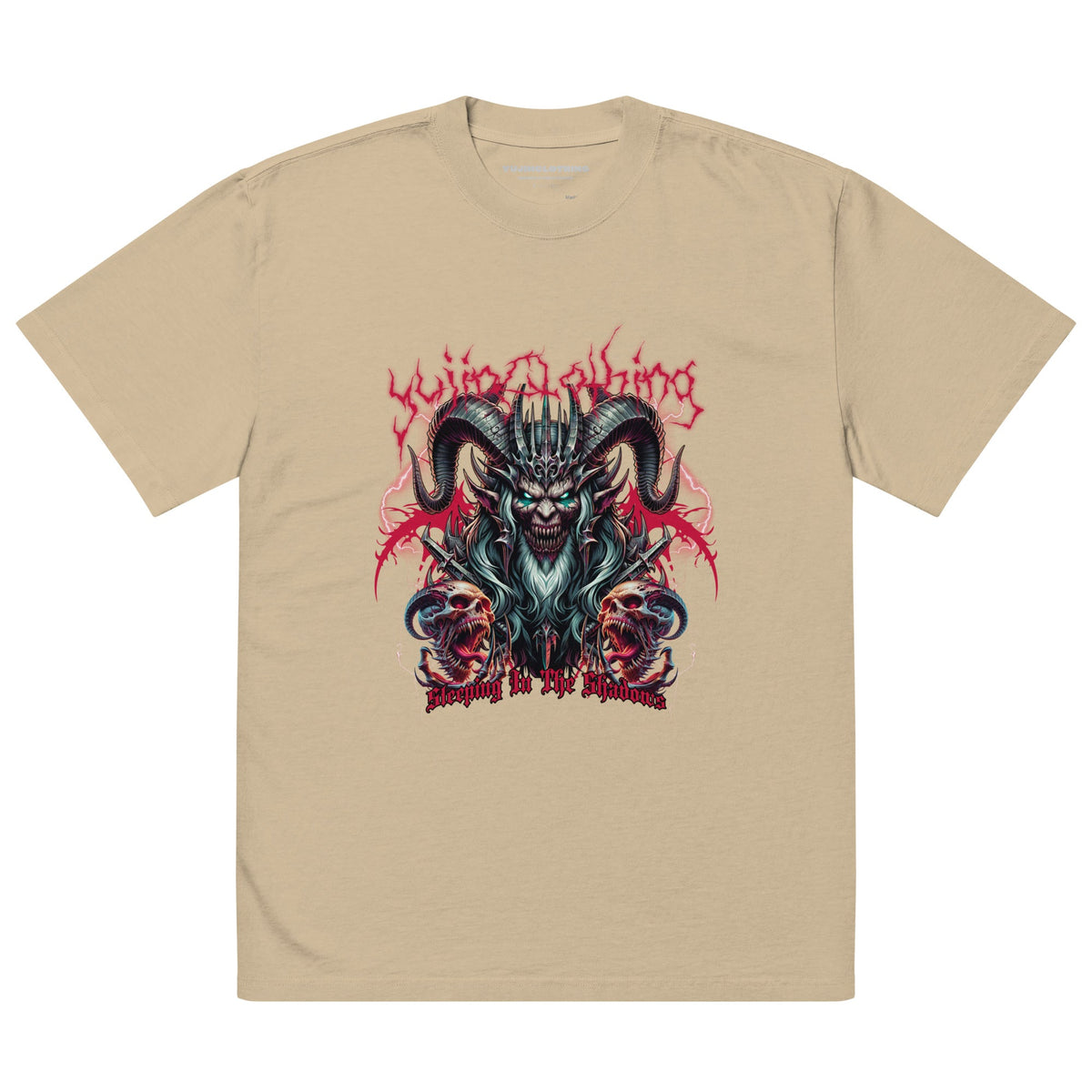 Darkness Oversized Faded T-Shirt